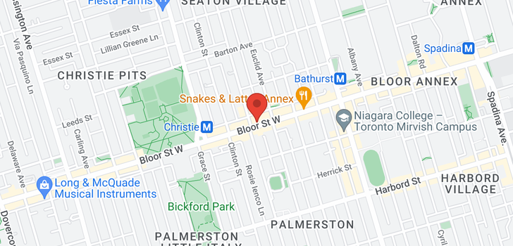 map of #MAINFLR -658 BLOOR ST W